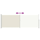 Retractable Side Awning 160 x 500 cm Cream 45461