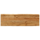 Bench with Live Edge 105 cm Solid Wood Acacia 372755