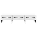 TV Cabinet High Gloss White 147 x 34.5 x 30 cm Engineered Wood 894939