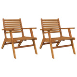 Garden Chair Brown Solid acacia wood Standard Durable 316252