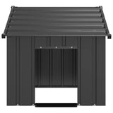 Dog House with Roof 83x130x85 cm Galvanised Steel 4100915