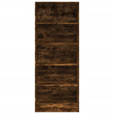 Wardrobe Smoked Oak 80x50x200 cm Engineered Wood 3307724