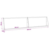 Retaining Wall 2 pcs 100 x 12 x 50 cm Steel Olive Green 8015153