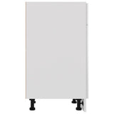 Drawer Bottom Cabinet Lyon High Gloss White 30x46x81.5 cm Engineered Wood 801209
