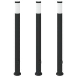 Bollard Lights with Outlet 3pcs 110 cm Stainless Steel IP44 4006040