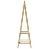 Clothes Rack with Shelves 96x45.5x150.5 cm Bamboo 4008908
