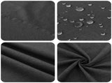 Table Cloth 5 pcs Rectangular Dark Grey 140 x 200 cm 42040345