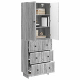 Cabinet Set 2 pcs 66 x 34.5 x 90 cm Engineered Wood 3416382