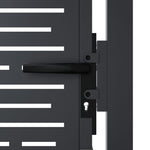 Garden Gate Anthracite 105x80 cm Steel Square Design 153190