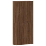 Shoe Cabinet with Door Brown 80 x 35.5 x 180 cm Engineered wood 3333842