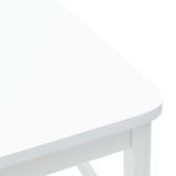 Dining Chairs 2 pcs White 48 x 49 x 95 cm Solid Rubber Wood 42020480