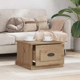 Coffee Table Artisan Oak 50 x 50 x 35 cm Engineered Wood 881371