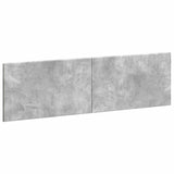 Wall-Mounted Headboard BREDA Concrete Grey Engineered Wood 897598