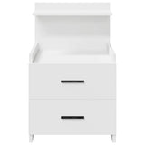 Bedside Cabinets 2 pcs with 2 Drawers White 40x36.5x62 cm 858633