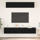 TV Cabinet Set 5 pcs Black Oak Engineered Wood 3393214