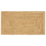 Area Rug Beige 60 x 200 cm Jute 42010384