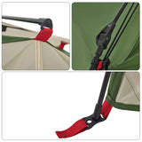 Camping Tent Dome 4-Person Green Quick Release 4004242