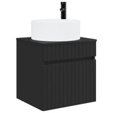 Bathroom Cabinet Set 3 pcs Black 49 x 44.5 x 65.5 cm 3405778