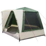 Camping Tent Cabin with Roof Green 420 x 420 x 227 cm Polyester 42001026