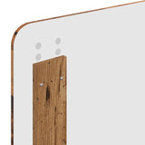 Bed Frame with Headboard Old Wood 90 x 190 cm Solid Pine Wood 3412139