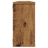 Wall Cube Shelves 4 pcs Old Wood 100x15x30 cm Engineered Wood 856583