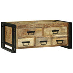 Coffee Table Brown 90 x 50 x 38 cm Solid rough mango wood 4104724