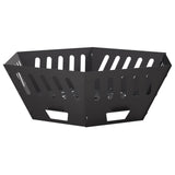 Fire Pit Black 80 x 80 x 28 cm Steel 8012598