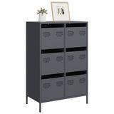 Highboard Anthracite 68x39x101.5 cm Steel 851222