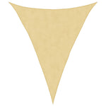 ZNTS Sun Shade Sail Sand 5x6x6 m 100% Polyester Oxford 4000942