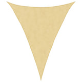 ZNTS Sun Shade Sail Sand 5x6x6 m 100% Polyester Oxford 4000942