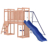 Outdoor Playset Natural Wood/Blue Solid douglas wood Large 3155931