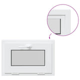 Basement Window RISOR 60x40 cm Tilt 3 Glazing White 4108377