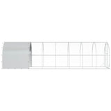 Chicken Coop Silver 800 x 200 x 200 cm Galvanised Steel 3434683