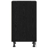 Kitchen Base Cabinet with Shelf Black oak 30 x 44.5 x 81.5 cm 876650