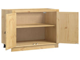 Cabinet SKI Honey Brown 80 x 46 x 81.5 cm Solid Pine Wood 42007563