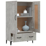 Highboard Concrete Grey 70x31x115 cm Engineered Wood 812577