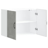 Kitchen Wall Cabinet Lucca Concrete Grey Engineered Wood 853831