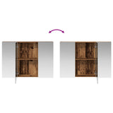 Bathroom Mirror Cabinet Old Wood 100 x 14.5 x 70 cm 889125