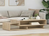 Coffee Table Sonoma Oak 105 x 50 x 32.5 cm Engineered Wood 8000206
