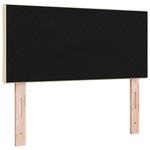 ZNTS LED Headboard Diamond Blocks Design Cream 100 cm Fabric 3338205