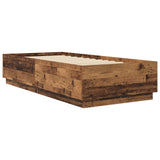 Bed Frame Old Wood 80 x 200 cm Engineered Wood 3429656