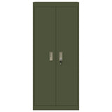 Storage Cabinet Olive Green 60 x 40 x 140 cm Steel 891740