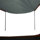 Camping Tent 2-Person Grey and Orange Waterproof 94531