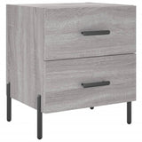 Bedside Cabinets 2 pcs Grey Sonoma 40x35x47.5 cm Engineered Wood 827337