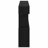Electric Fireplace Black Oak 150 x 21 x 77 cm Engineered wood 8020833