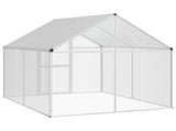 Bird Cage Silver 181.5 x 221 x 173.5 cm Welded Wire Mesh 42036855