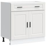 Kitchen Base Cabinet Porto White Engineered Wood 853977