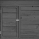 Chicken Coop Grey and White 150x96x110 cm Solid Firwood 171460