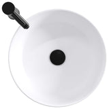 Bathroom Wash Basin Matte Black 40.5 x 40.5 x 15.5 cm Metal 890241