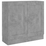 Book Cabinet Concrete Grey 82.5x30.5x80 cm Engineered Wood 802709